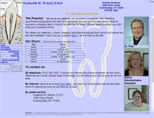 Tablet Screenshot of drwetzel.info